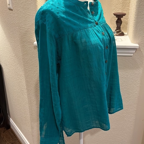 Pilcro and the Letterpress Anthropologie Button Down Blouse Size XS - Picture 6 of 16